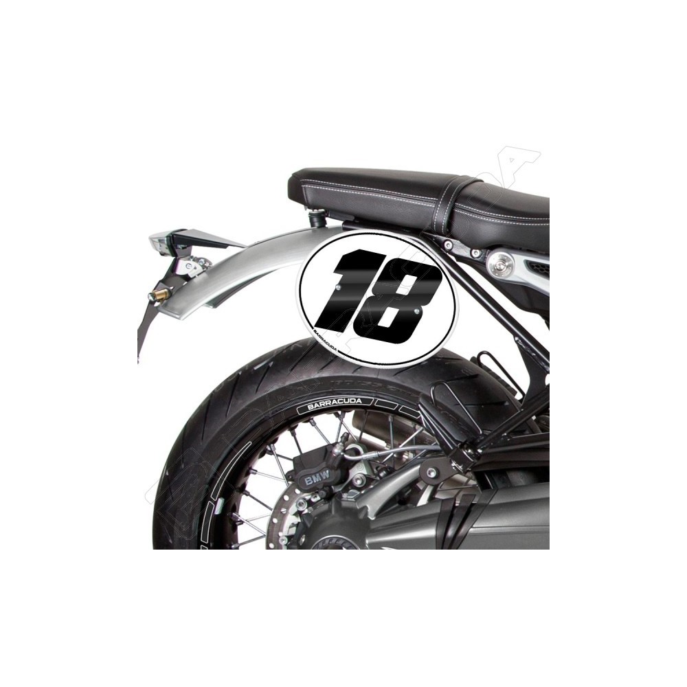 BARRACUDA KIT TABELLA PORTANUMERO per BMW R NINE T PURE / SCRAMBLER / RACER / URBAN