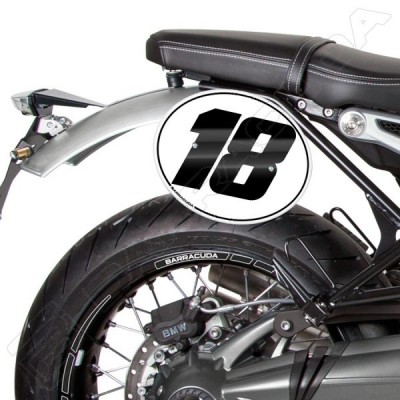 BARRACUDA KIT TABELLA PORTANUMERO per BMW R NINE T PURE / SCRAMBLER / RACER / URBAN