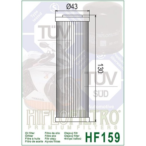 HIFLO FILTRO OLIO HF159