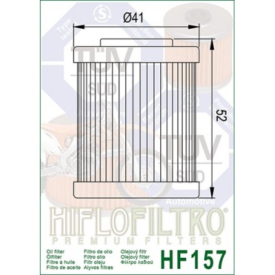 HIFLO FILTRO OLIO HF157