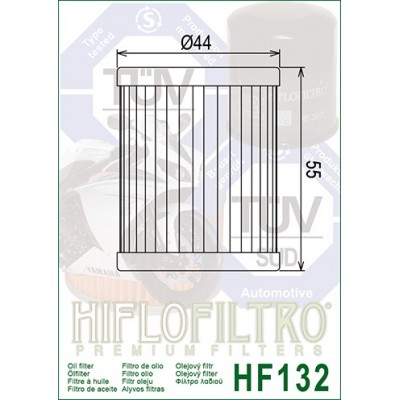 HIFLO FILTRO OLIO HF132