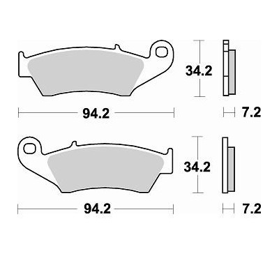 BRAKING 772SM1 coppia pastiglie freno anteriore SM1