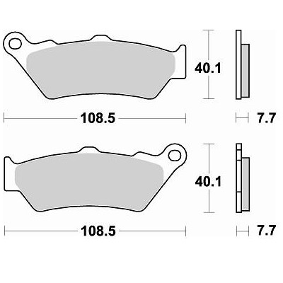 BRAKING 780CM55 coppia pastiglie freno posteriore CM55