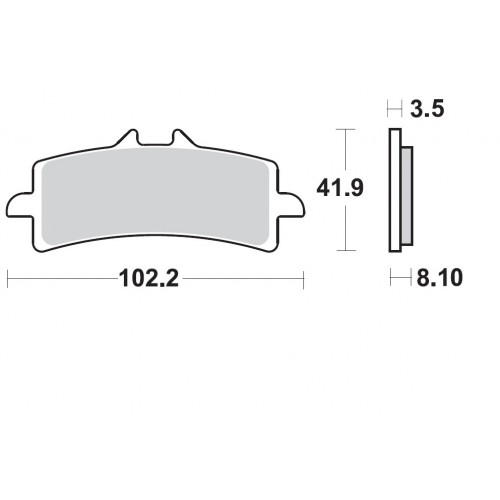 BRAKING 930CM55 coppia pastiglie freno anteriore CM55