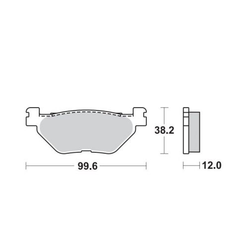 BRAKING P30868 coppia pastiglie freno posteriore P30