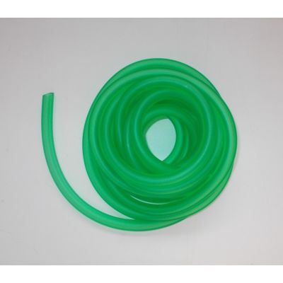 Tubo Silicone verde Diametro 7 x 14 mm - 1 metro