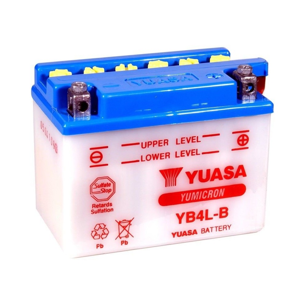 YUASA BATTERIA YB4L-B - 12 Volt 4,2 Ampere - senza acido