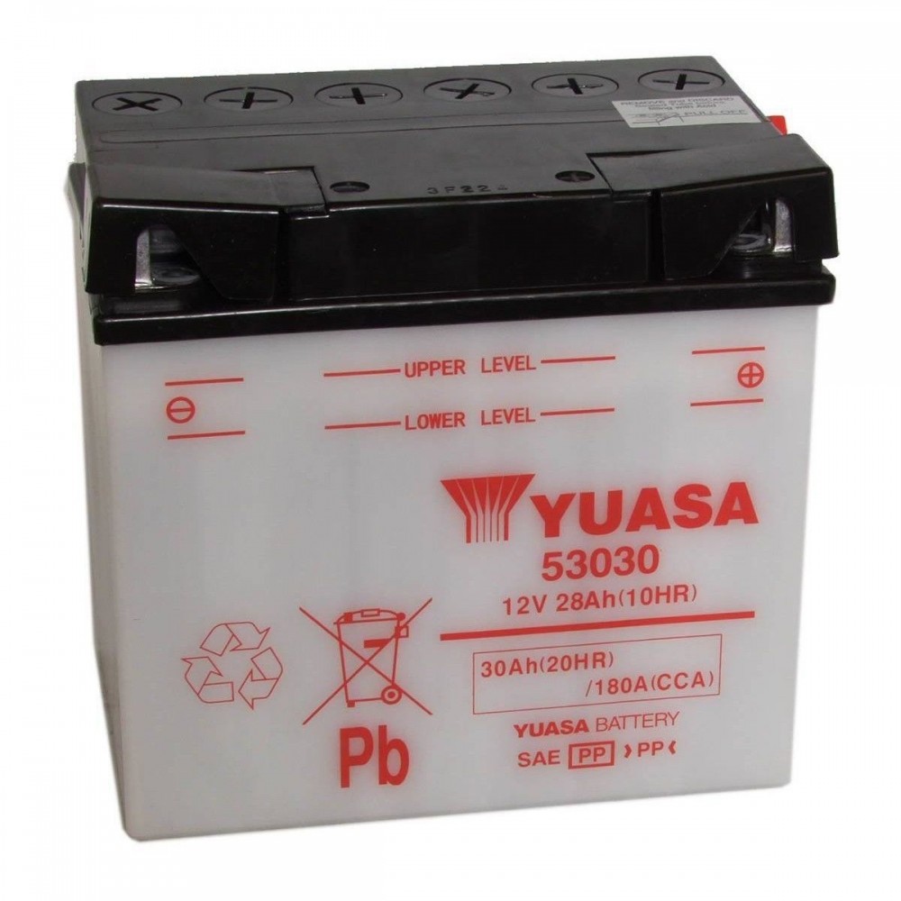 YUASA BATTERIA 53030 12 Volt 30 Ampere - senza acido