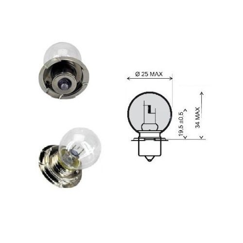 ONE Lampadina anteriore piattello luce bianca 12 Volt 30 Watt SB25 P26S