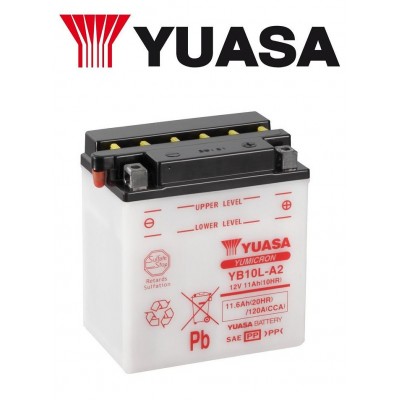 YUASA BATTERIA YB10L-A2 12 Volt 11,6 Ampere - senza acido