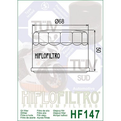 HIFLO FILTRO OLIO HF147