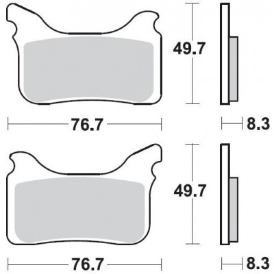 BRAKING 931CM55 coppia pastiglie freno anteriore CM55