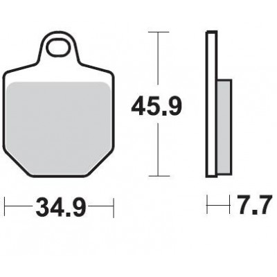 BRAKING 933CM55 coppia pastiglie freno anteriore CM55