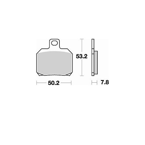 BRAKING 828CM56 coppia pastiglie freno posteriore CM56