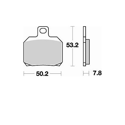 BRAKING 828CM56 coppia pastiglie freno posteriore CM56