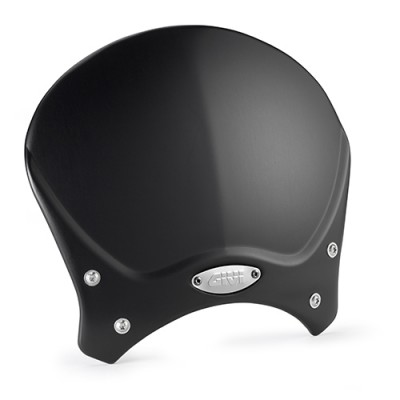 Cupolino universale GIVI RACE CAFE nero in alluminio 20,5 x 26,5 cm