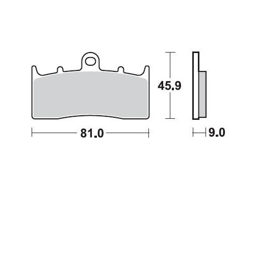 BRAKING 879CM55 2 coppie pastiglie freno anteriore CM55