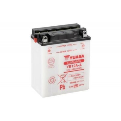 YUASA BATTERIA YB12A-A 12 Volt 12 Ampere - senza acido