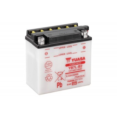 YUASA BATTERIA YB7L-B2 12 Volt 8.4 Ampere - senza acido