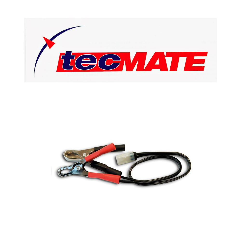 Cavo con Pinze e connettore TM Tecmate TM-74 per Batteria Caricabatteria