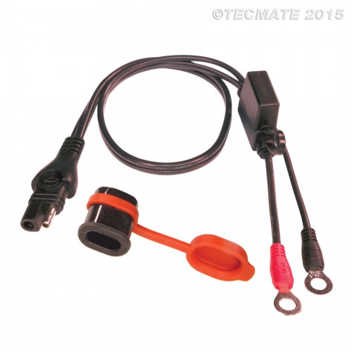 Connettore SAE con cappuccio TecMate OptiMATE CABLE O-11 per Batteria Caricabatteria