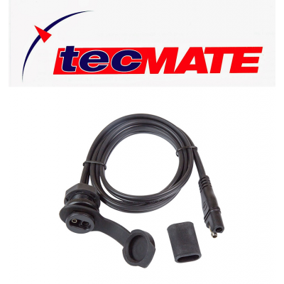 Presa SAE TecMate OptiMATE CABLE O-40 Impermeabile per Caricabatterie montaggio su pannello