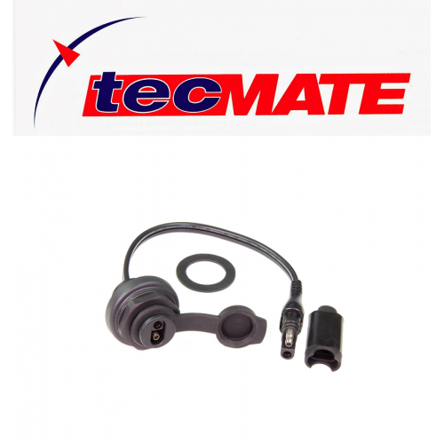 Presa SAE TecMate OptiMATE CABLE O-20 Impermeabile per Caricabatterie montaggio su pannello