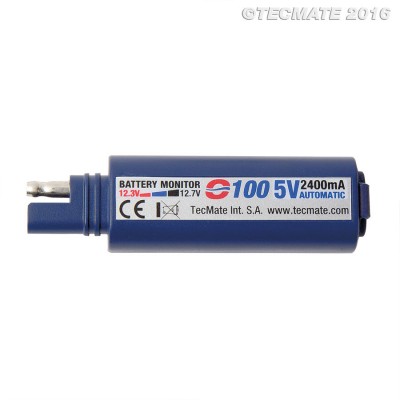 Caricabatterie USB / SAE 2400 mA con display a 3 LED TecMate OptiMATE USB O-100