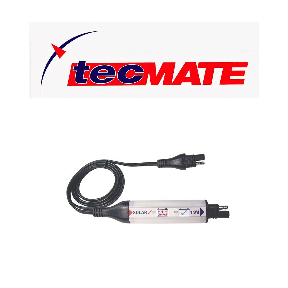 Caricabatterie Unità di controllo con connettore SAE TecMate OptiMATE Solar 12 V 2-240 Ah