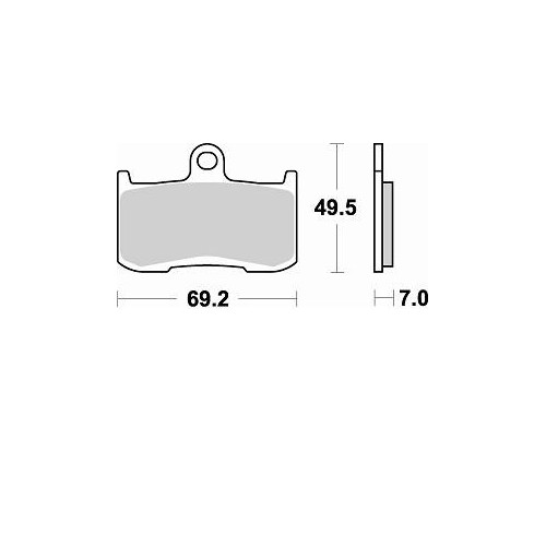 BRAKING P50906 - 2 coppie pastiglie freno anteriore sinterizzate P50