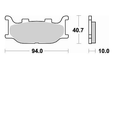 BRAKING 777CM55 2 coppie pastiglie freno anteriore CM55