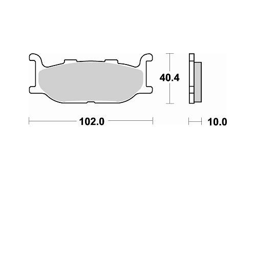 BRAKING P30750 coppia pastiglie freno anteriore sinterizzate P30