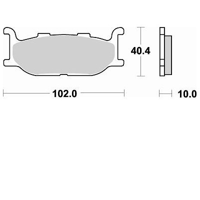 BRAKING P30750 coppia pastiglie freno anteriore sinterizzate P30