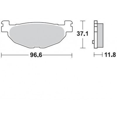 BRAKING P30904 coppia pastiglie freno posteriore P30