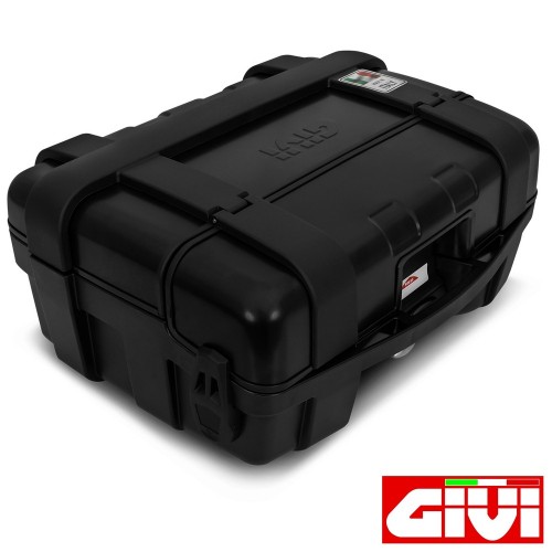 Valigia posteriore / laterale GIVI MONOKEY Trekker 33 Black Line in alluminio nero 33 litri