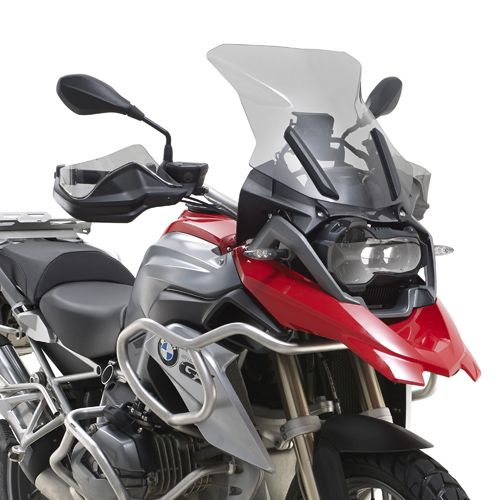 Cupolino GIVI fumé 43,5 x 43 cm + attacco specifico per BMW R 1200 GS 2013 / 2015 - R 1200 GS ADVENTURE 2014 2015