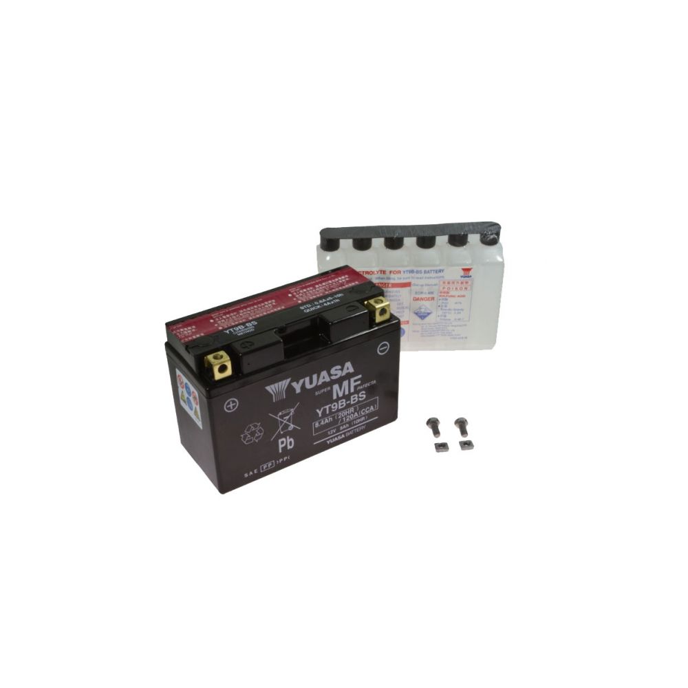 YUASA BATTERIA YT9B-BS 12 Volt 8,4 Ampere - Senza manutenzione - AGM