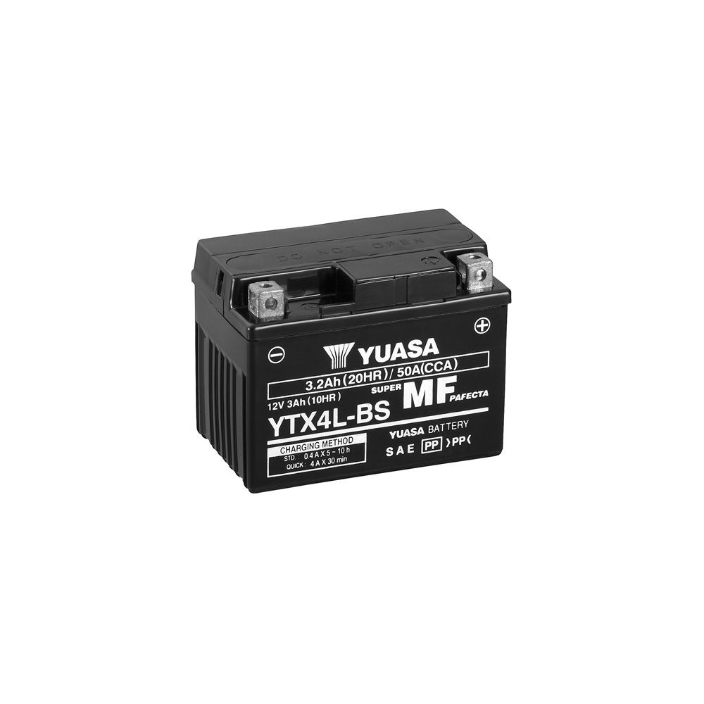 YUASA BATTERIA YTX4L-BS 12 Volt 3,2 Ampere - Senza manutenzione - AGM