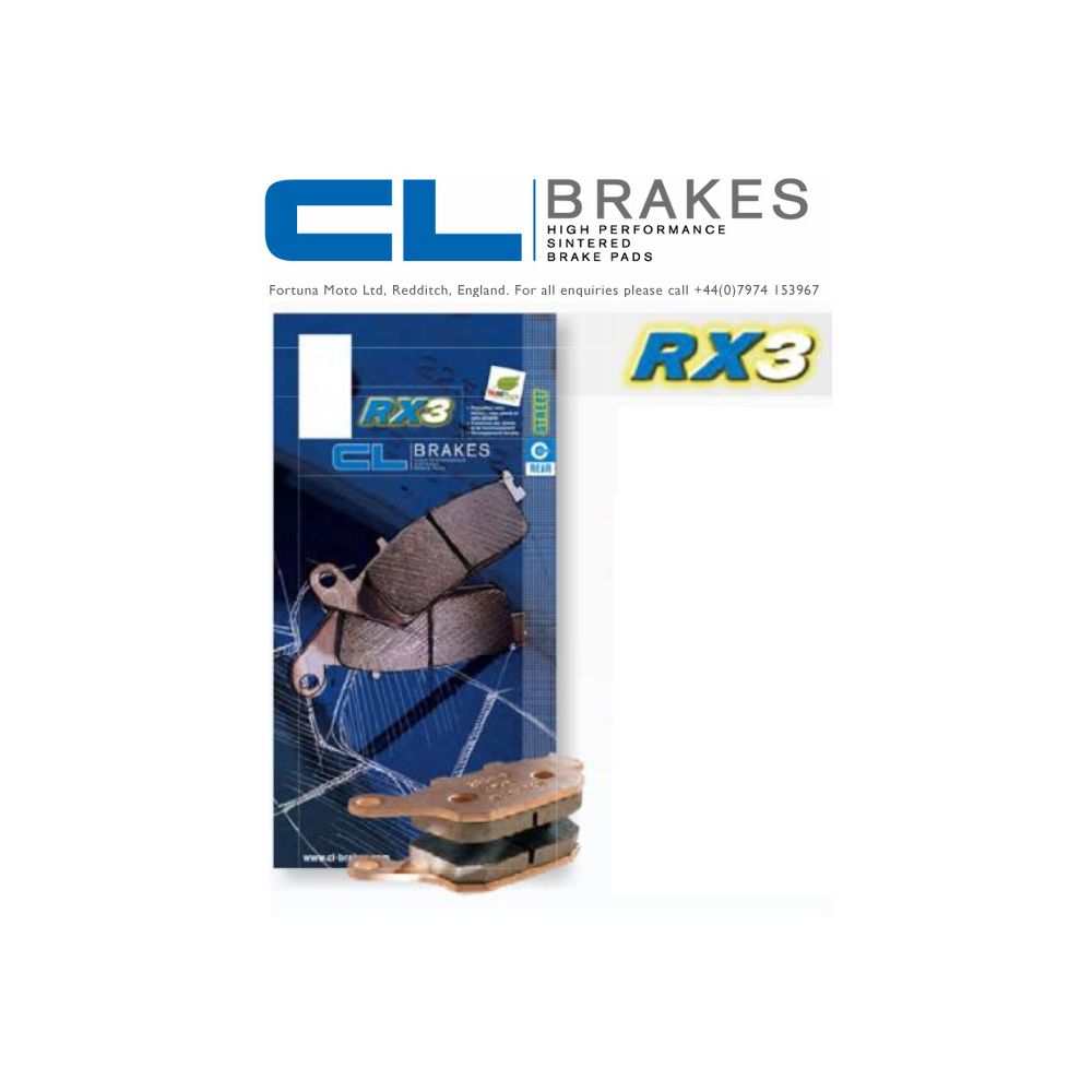 CL BRAKES 2353RX3 Pastiglie Freno Posteriore Sinterizzate