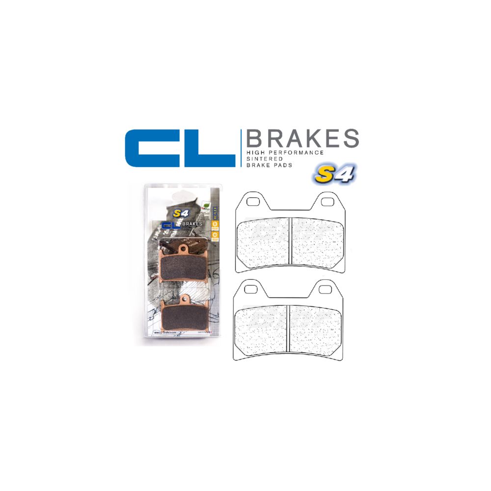 CL BRAKES 2539S4 Pastiglie Freno Anteriore Sinterizzate