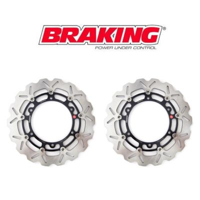 BRAKING AP19FLD 2 Dischi Freno Anteriore Wave Flottante W-FLO