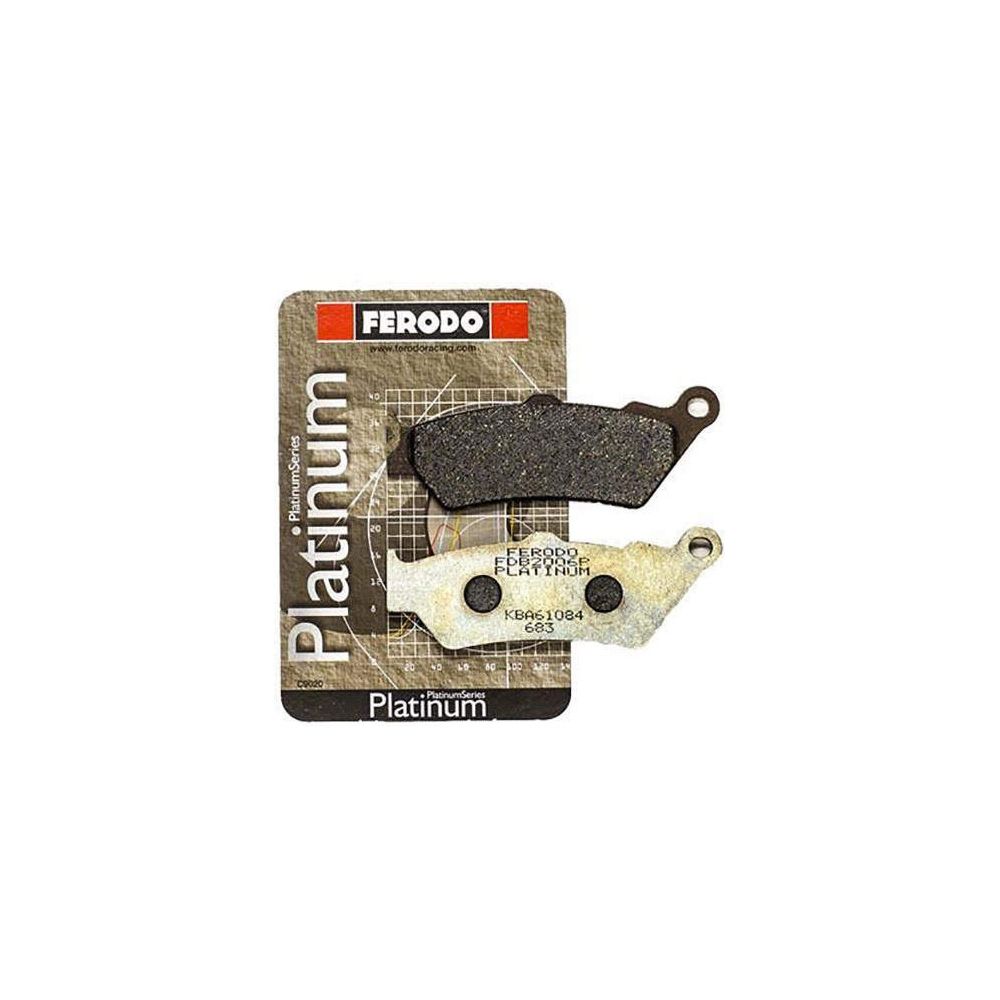 FERODO Coppia Pastiglie Freno anteriore PLATINUM FDB2006P