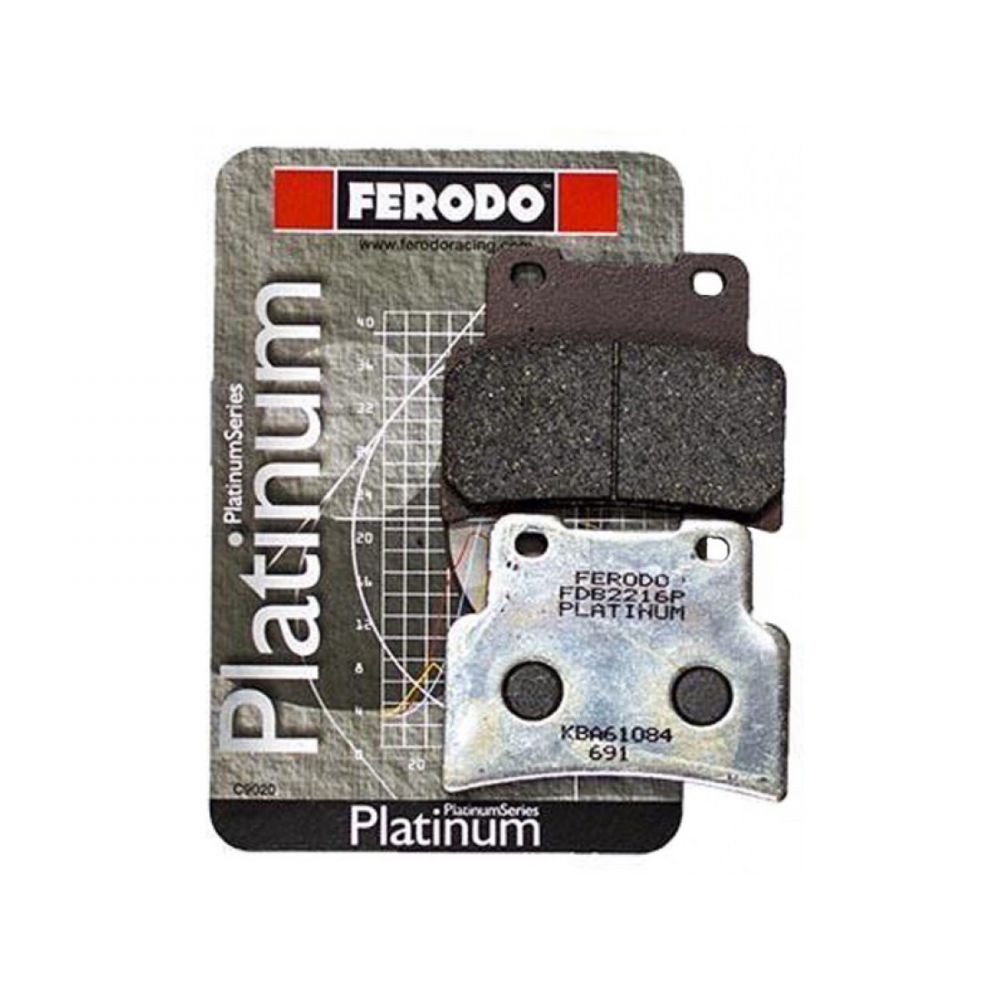 FERODO Coppia Pastiglie Freno anteriore PLATINUM FDB2216P