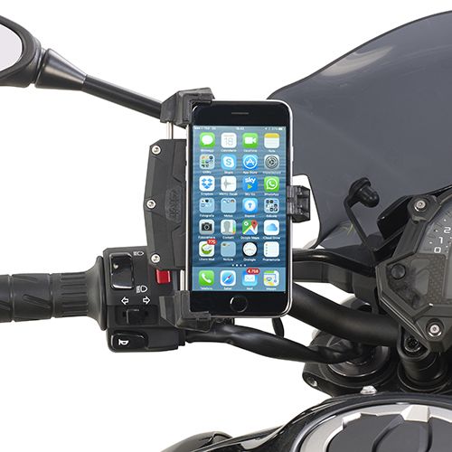 GIVI S920M Pinza porta smartphone per fissaggio universale a moto scooter biciclette quad