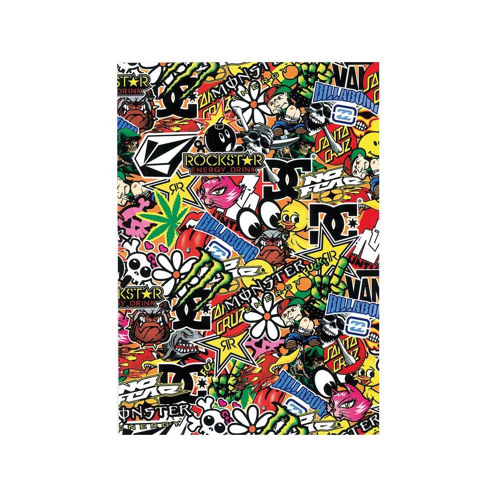 T4Tune Adesivo Sticker bomb 25x35 cm