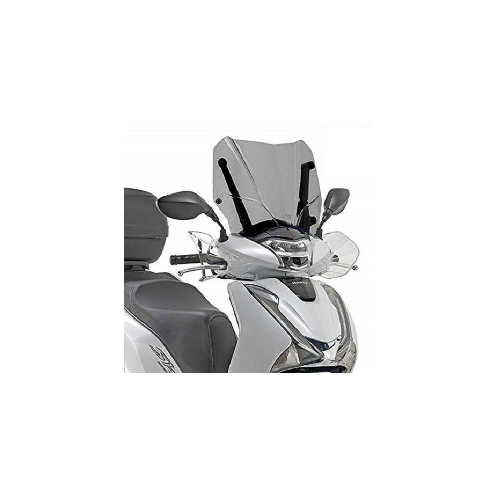 GIVI Cupolino fumé da montare su attacchi parabrezza originale per HONDA SH 125 i - SH 150 i 2017 / 2019