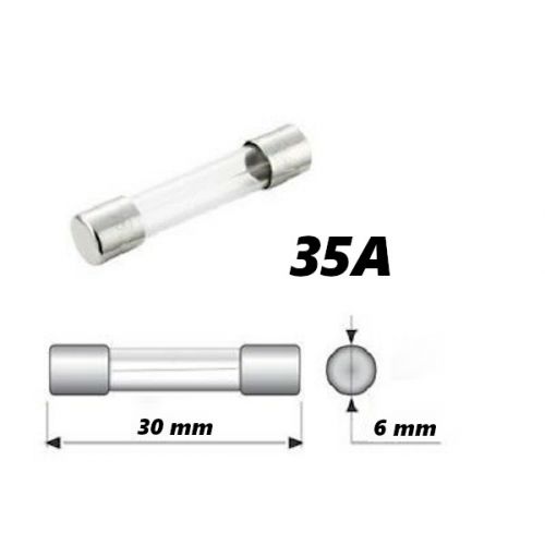 14701 Fusibile a tubo in vetro 35A 30mm