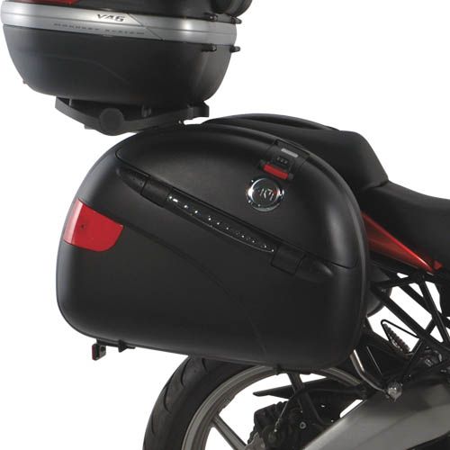 GIVI Portavaligie laterale per valigie MONOKEY - RETRO FIT per KAWASAKI VERSYS 650 2006 / 2009