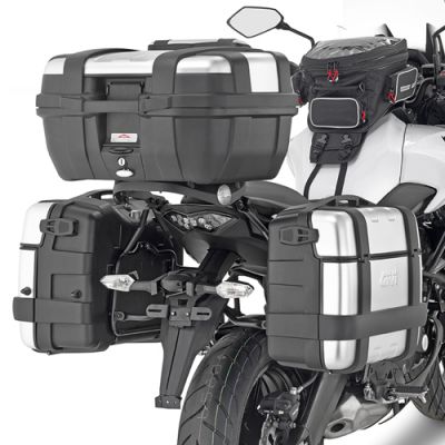 GIVI Portavaligie laterale per valigie MONOKEY - RETRO FIT per KAWASAKI VERSYS 650 2015 / 2023