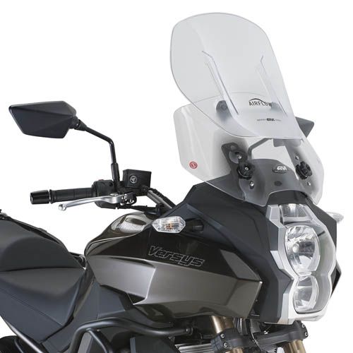 GIVI Cupolino AIRFLOW trasparente scorrevole per KAWASAKI VERSYS 650 2015 2016 - VERSYS 1000 2012 / 2016